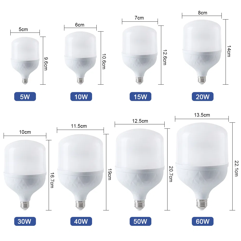 Phulal LED Bulb Raw Material E27 B22 LED Light Bulb 3W 5W 7W 9W 12W 15W 18W 24W Factory Wholesale LED Bulb for Home