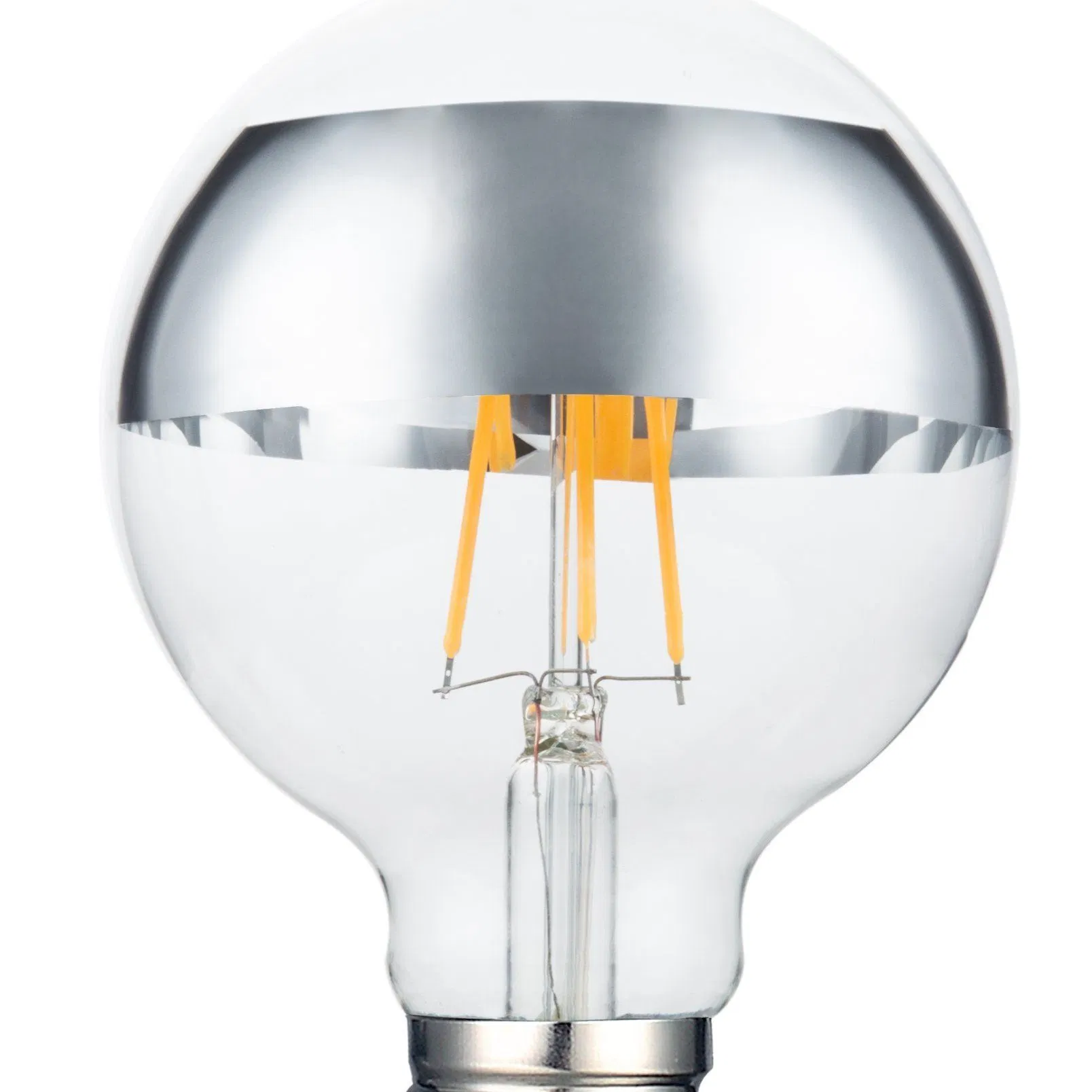 G125 Top Silver/Gold/Rose/Black Long-Flexible Filament 4W-18W E27/B22 Dimmer-to-White Edison LED Filament Bulb