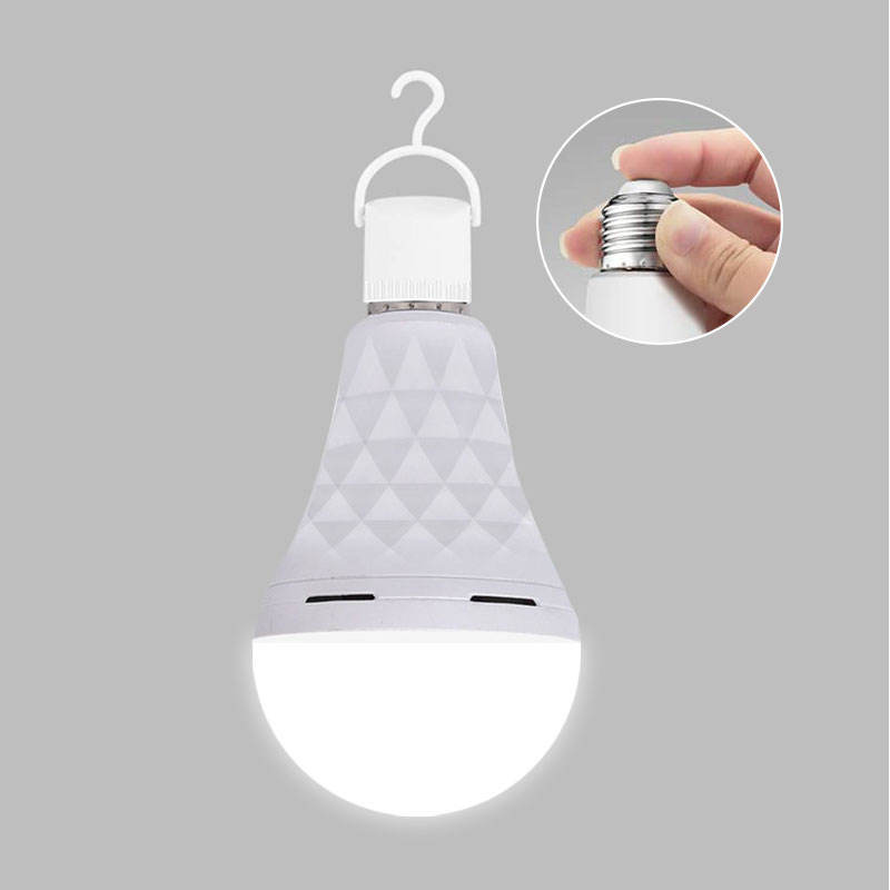 Outage Camping Outdoor Activity Hurricane E27 E26 7W 9W 12W 15W LED Emergency Rechargeable Light Bulbs