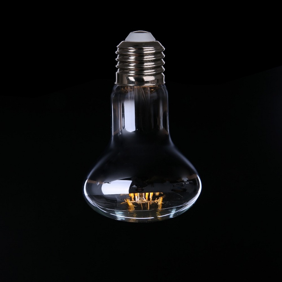 Half Silver Mirror E27 Special Shape R63 R50 LED Filament Bulb