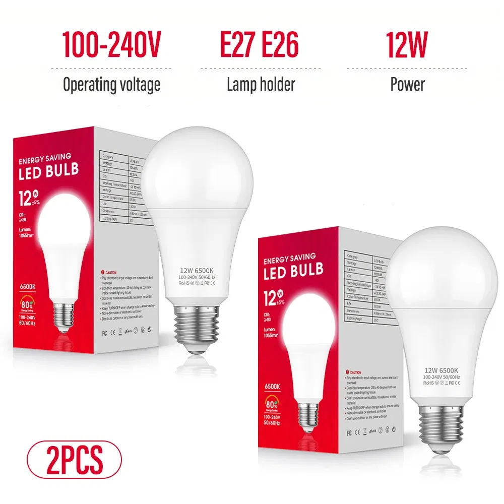 Cheapest High Lumens12V E27 LED Light Bulb Cool White