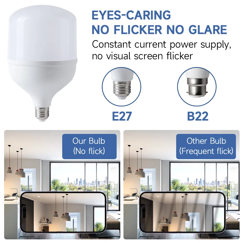 SKD LED Bulb Raw Material E27 B22 Bulbs Wholesale 5W 10W 15W 20W 30W 40W 50W 60W Energy Saving Light LED Bulbs