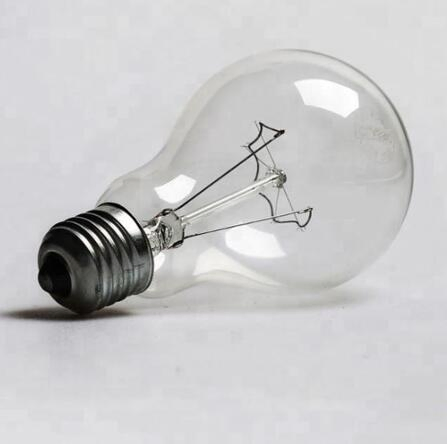 A55/A60 Globe Lighting B22 Clear Frosted Glass Incandescent Light Bulbs 110-130V