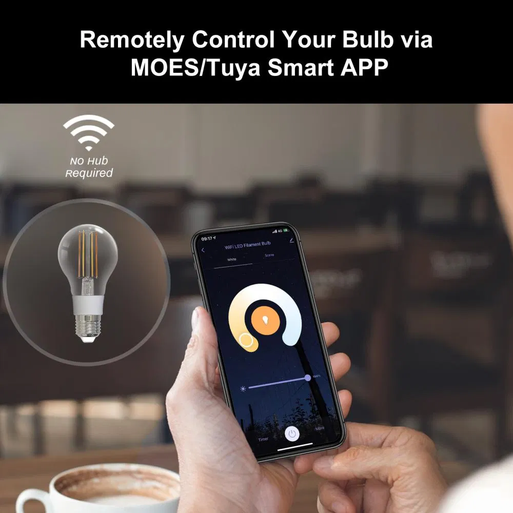 Smart LED Filament Bulb 4