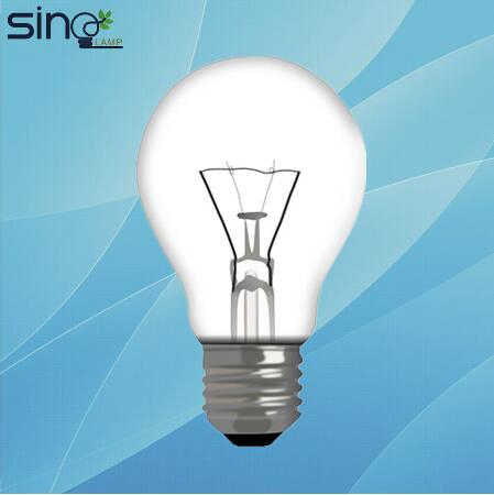 A55/A60 Globe Lighting B22 Clear Frosted Glass Incandescent Light Bulbs 110-130V