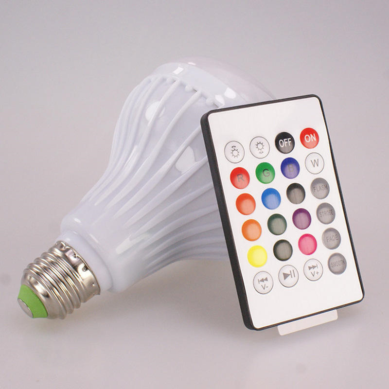 RGB Dimming and Color Changing Speaker Smart LED Music Bulb