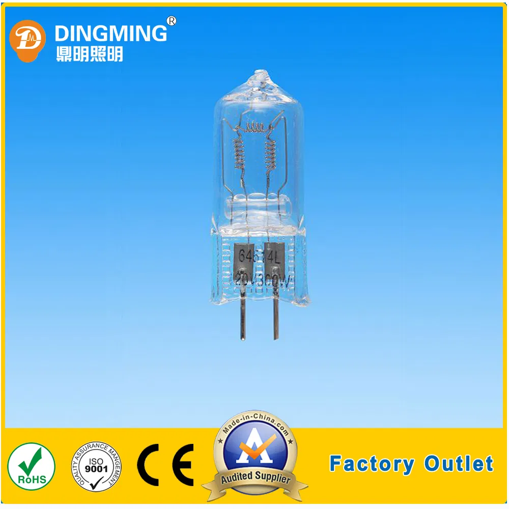 120V 300W G6.35 150h Halogen Light Bulb