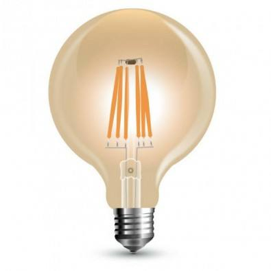 6.5W Smart LED Globe Bulb Edison Dimmable Vintage Style Warm Filament