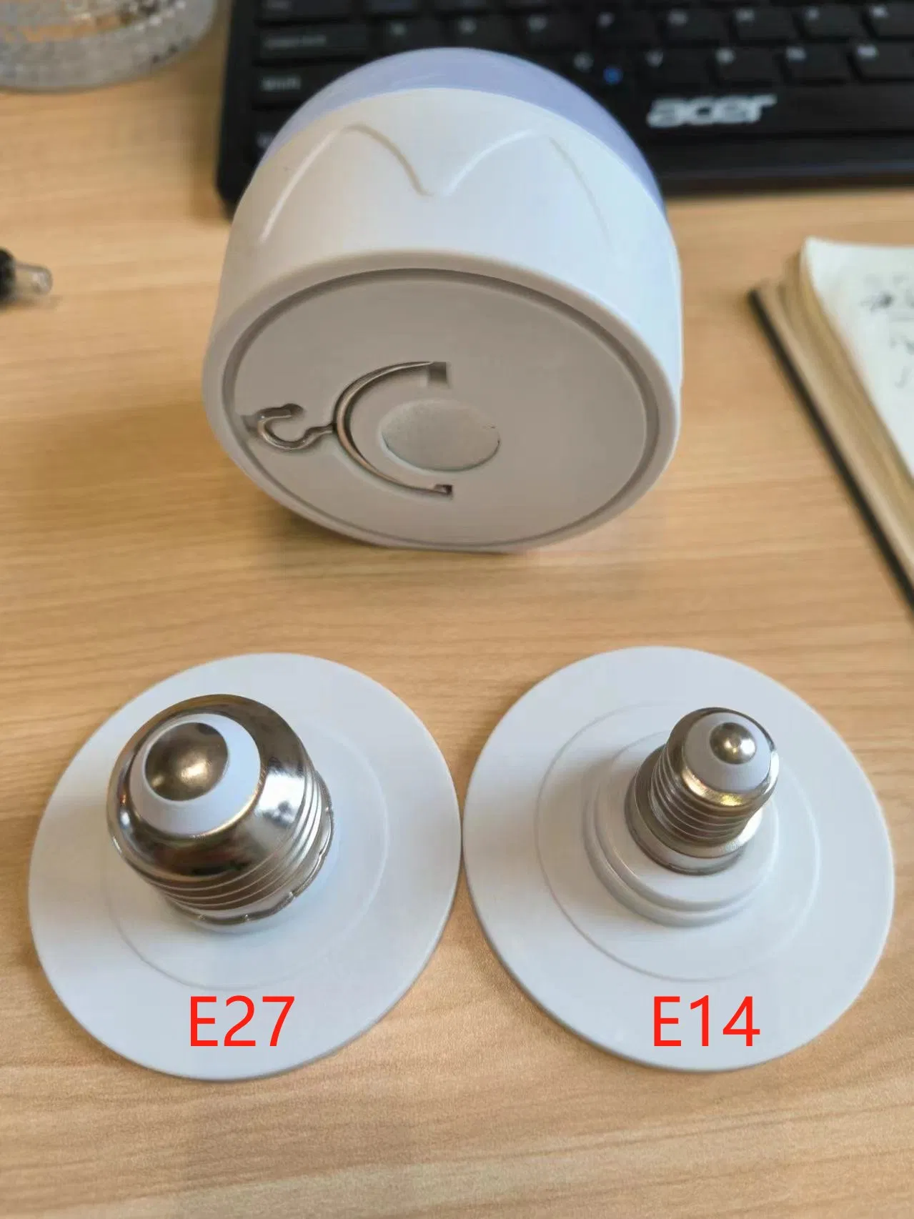 Warm White LED E27 Bulb Light USB Rechargeable Remote LED RGB Colour Changing Smart Flood Light Bulb