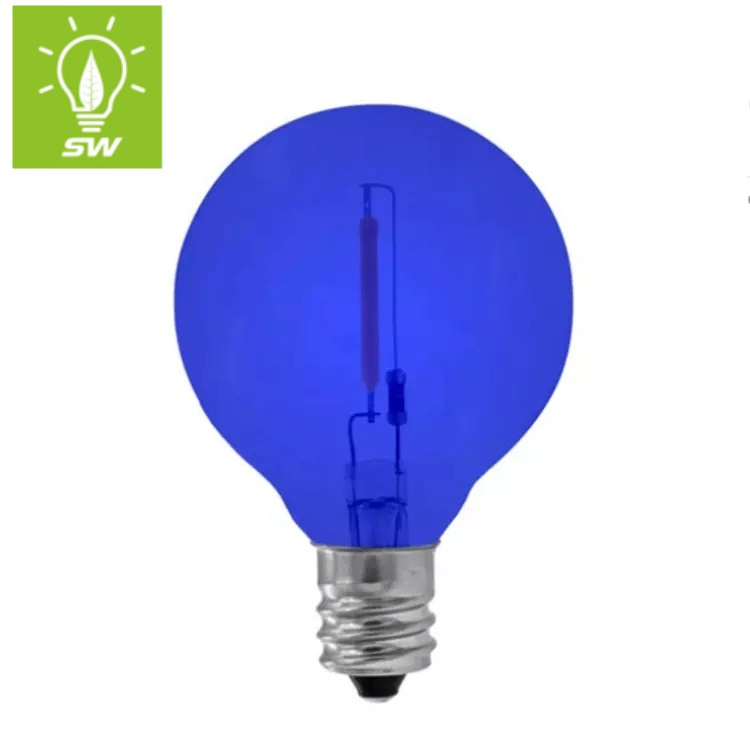 Emergy Saving Small Globe Decorative G45 E27 E14 B22 B15 Yellow Red Green Blue Orange White Colorful Holiday 2W 4W LED Antique Filament Lamp Lighting Bulb