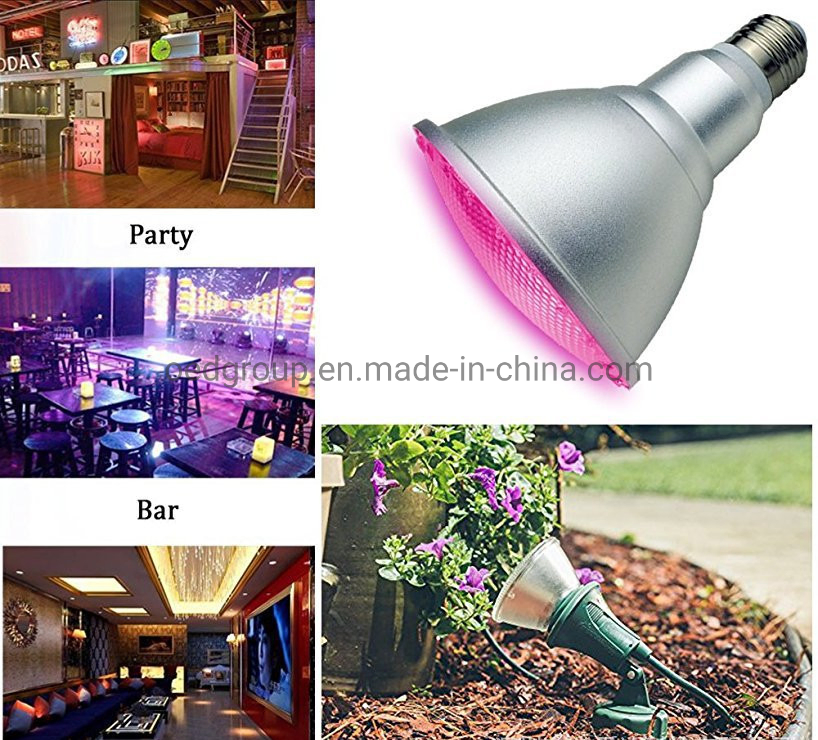 AC85-265V 120deg IP65 E27 Colors Changing RGB PAR38 LED Bulb