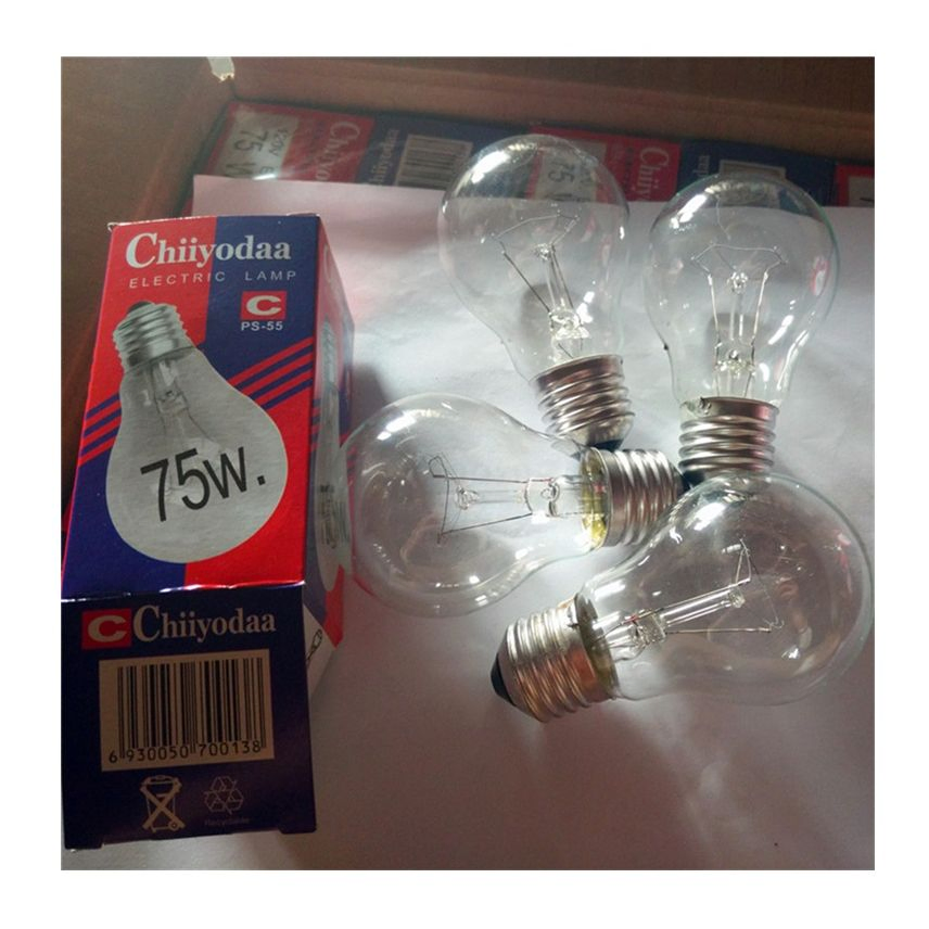 A60 Incandescent Bulbs Light Clear Glass 100W 240V