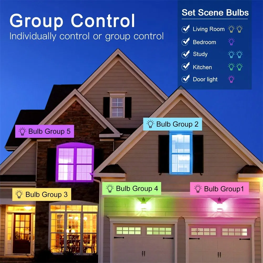 Tuya Smart WiFi Zigbee Control LED Bulb