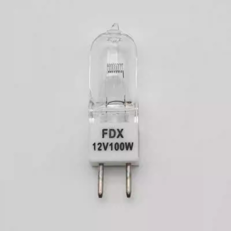 HoneyFly FDX Halogen Lamp Bulb G6.35 12V 100W 3200K Quartz Microscope Light