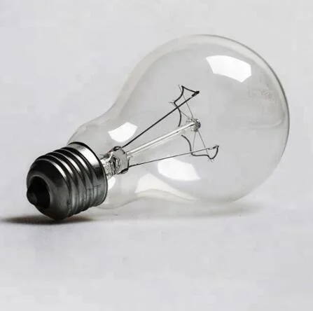 A55/A60 Globe Lighting B22 Clear Frosted Glass Incandescent Light Bulbs