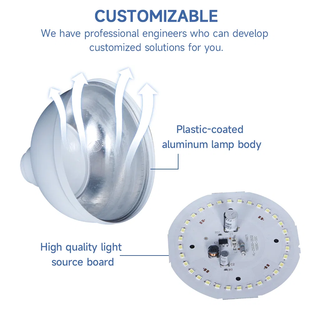 SKD LED Bulb Raw Material E27 B22 Bulbs Wholesale 5W 10W 15W 20W 30W 40W 50W 60W Energy Saving Light LED Bulbs