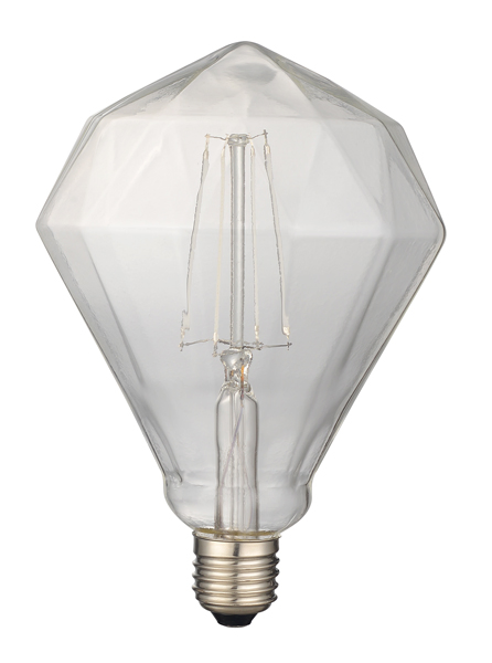 Special Shape Diamond Energy Saving Art Dimmable Colorful LED Filament Bulb