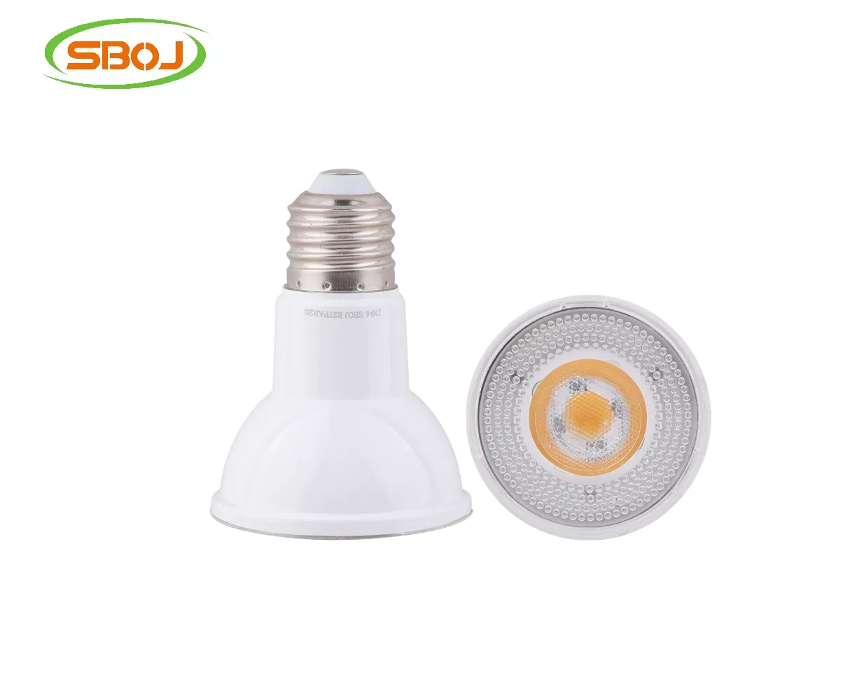PAR20 LED Bulb 7W Spotlight, Non-Dimmable, Suitable for Indoor Recessed Tanks, Range Hoods and Outdoor PAR20, E27 Bases