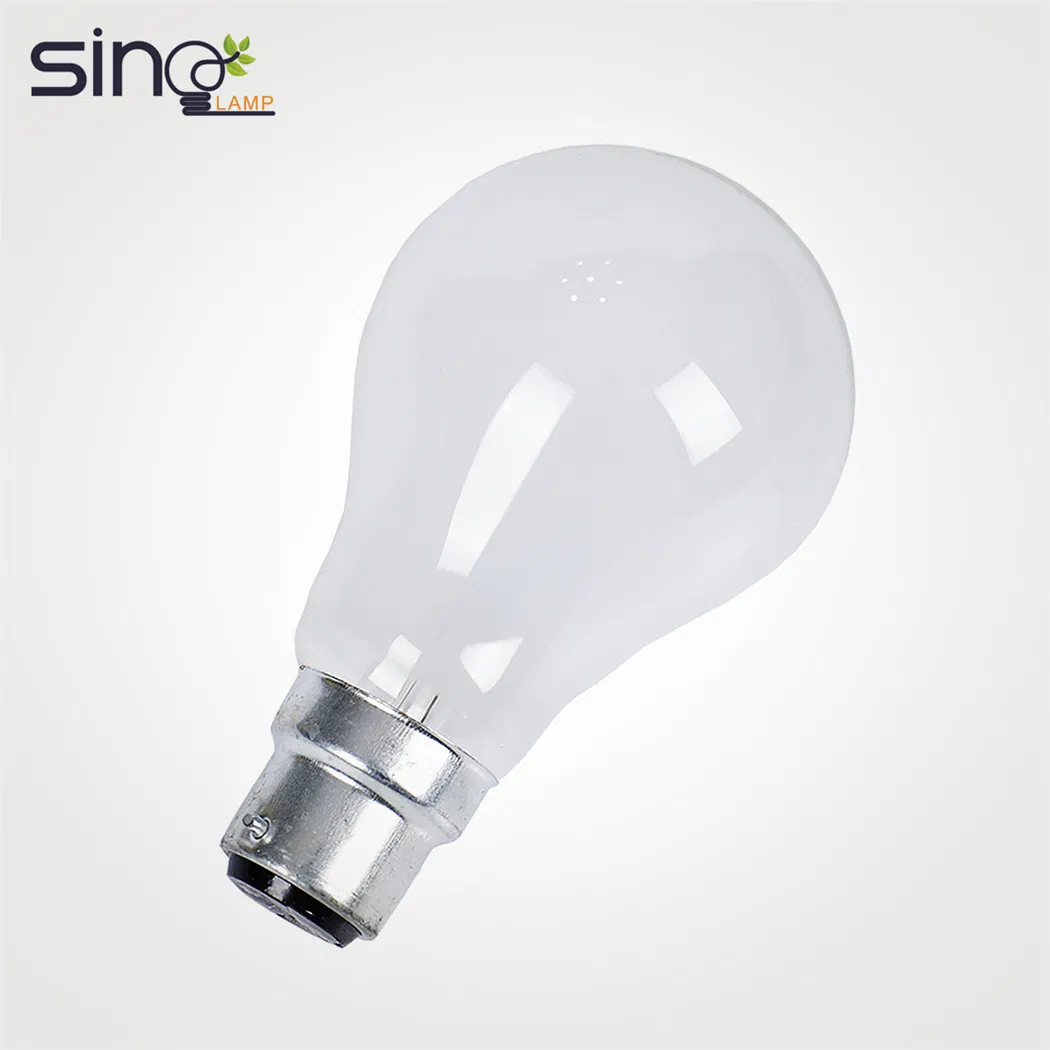 General A55 Clear Incandescent Light Bulbs E27 Aluminum Base 127V