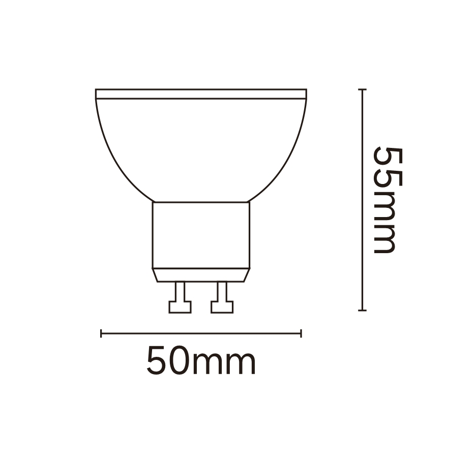 Real 7W 100lm/W 700lm AC220-265V IC 3color Double Color LED Bulb MR16 GU10 Change CCT