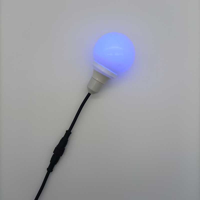 80mm 3D Waterproof Full Color RGB LED Bulb DMX512 Programmable Stage Lights