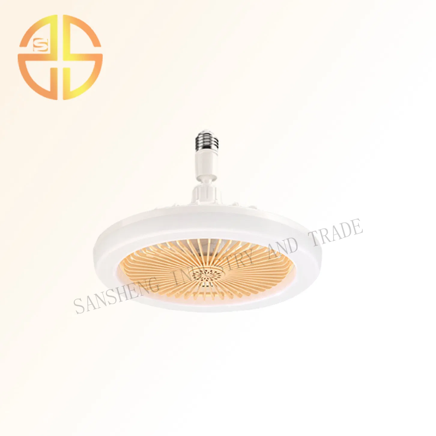 Dimmable Modern Minimalist Small LED Bulb Fan Light