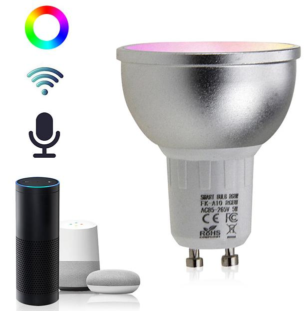 LED Bulb LED Lamp 3W 5W 7W 8W GU10 MR16 LED Bulb Light LED Spotlight 120 or 38 Degree Dimmable LED Spot Light 50W Bluetooth WiFi Smart LED Bulb with CE