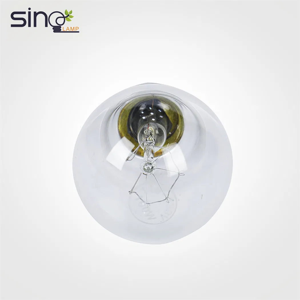 General A55 Clear Incandescent Light Bulbs E27 Aluminum Base 127V