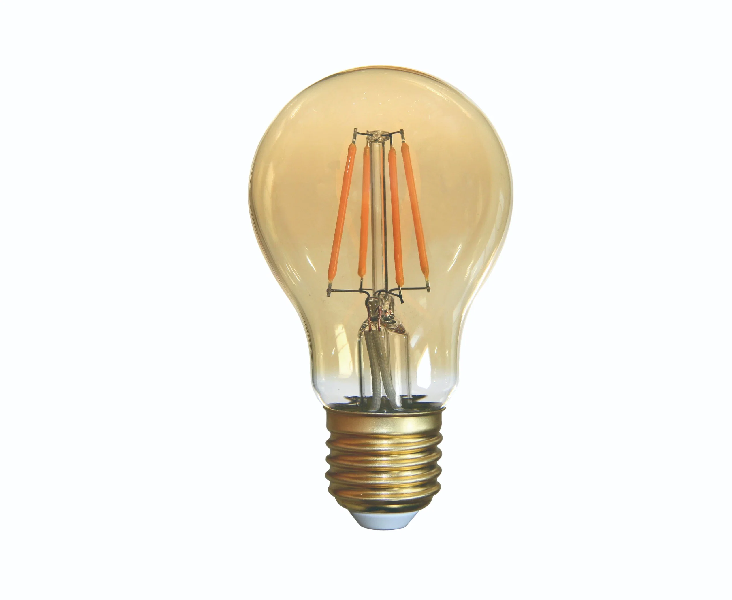 Hot Selling Decorative Clear Glass Bulb A60 8W 900lm E27 Linear IC Driver LED Filament Bulb