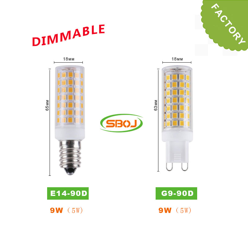 5W G4 G9 E14 LED Corn Bulbs for Home Dé Cor 5W/9W Dimmable