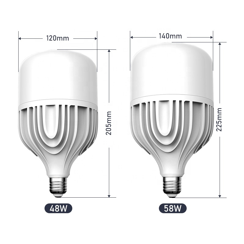 High Quality China Factory E27 B22 High Power Lighting T Bulb
