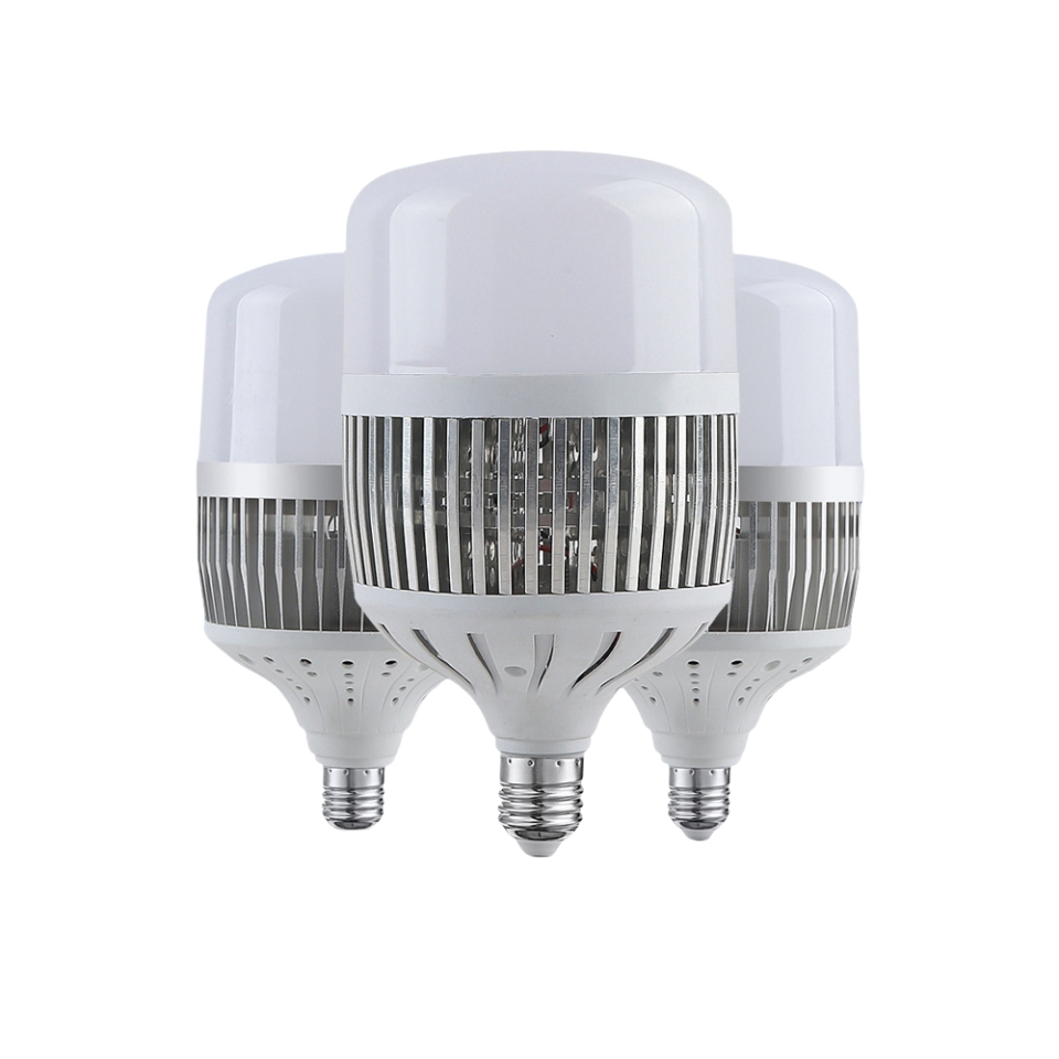 3 Years Warranty Isolated Driver 110V 230V High Power E40 E27 B22 50W 80W 100W 150W 200W T Shape LED High Bay Bulb for Warehouse
