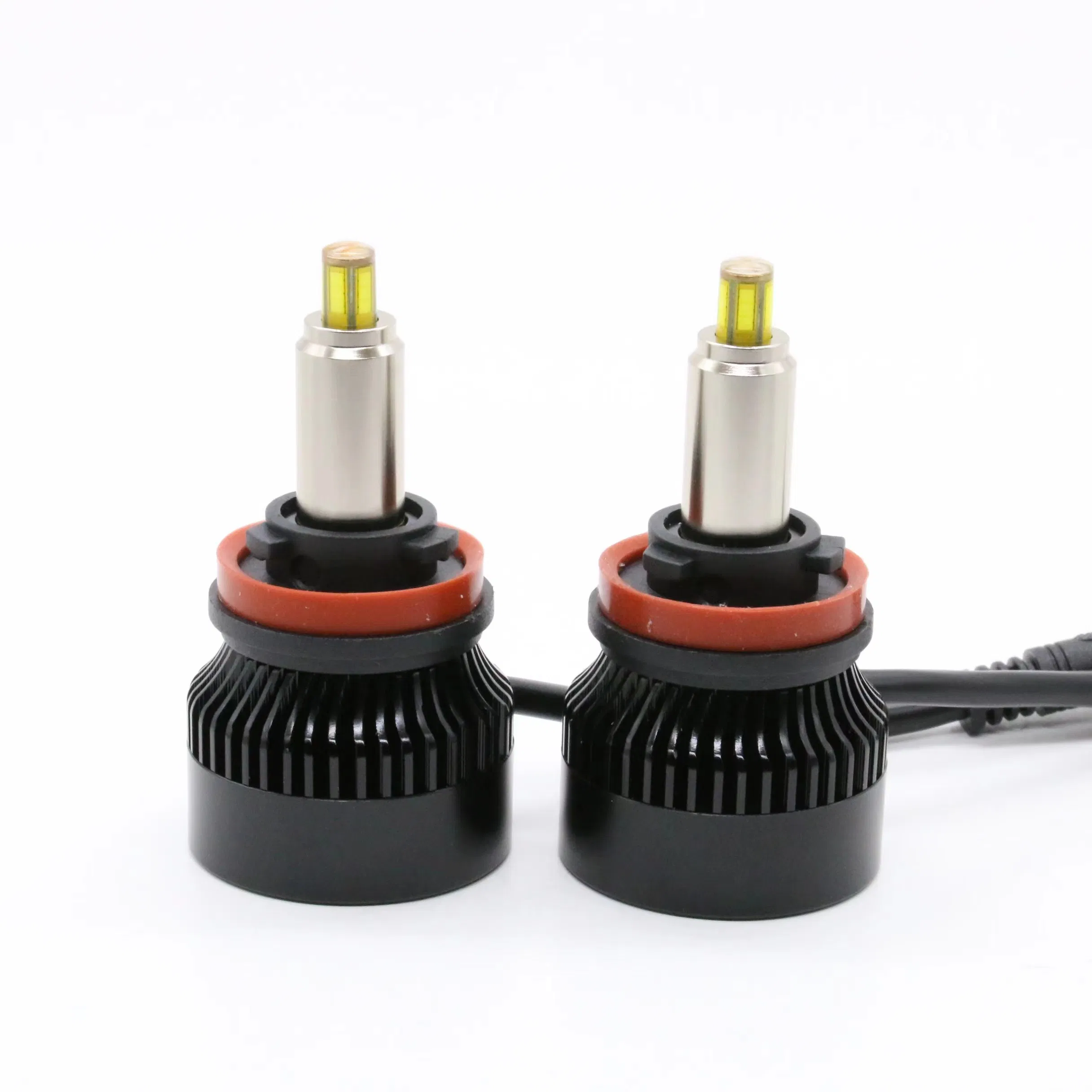 Car Light 6000K LED Headlight Bulbs Globes H11 for Toyota Kluger 3.5 4WD SUV 2007-2014