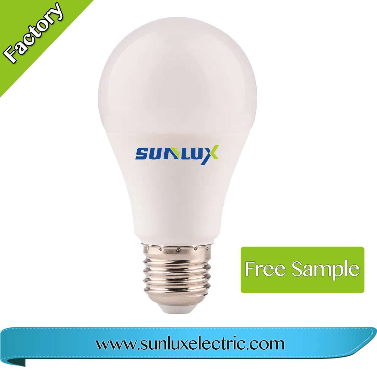 UL Aluminum PBT 7W 220V-240V Warm White LED Bulb Light Lamp