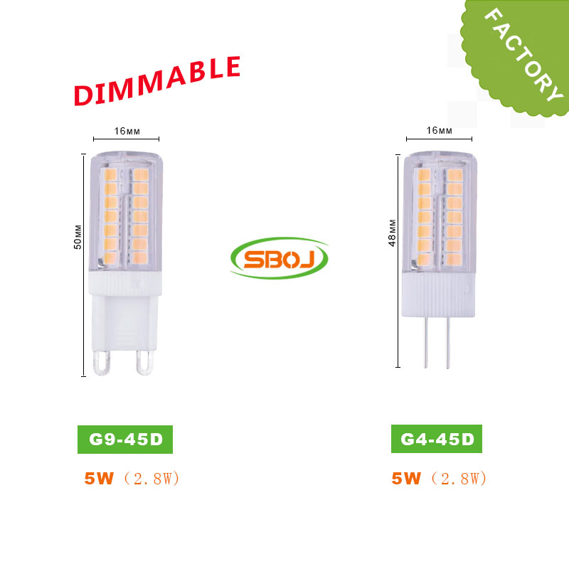 5W G4 G9 E14 LED Corn Bulbs for Home Dé Cor 5W/9W Dimmable