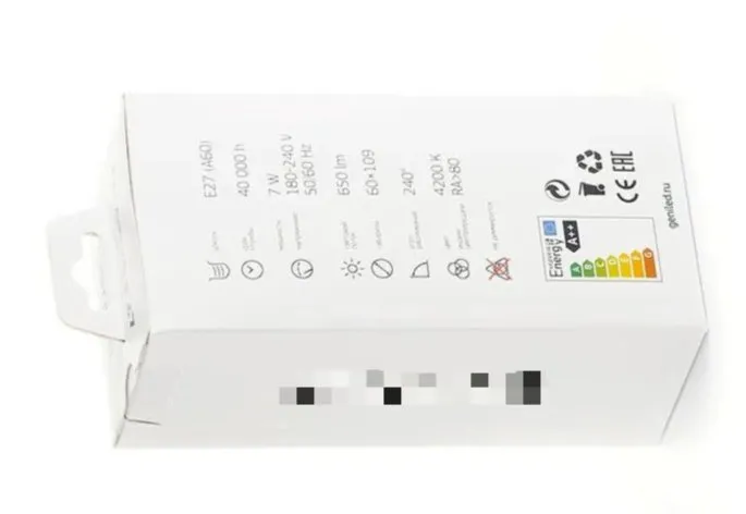 LED Filament Bulb Packaging