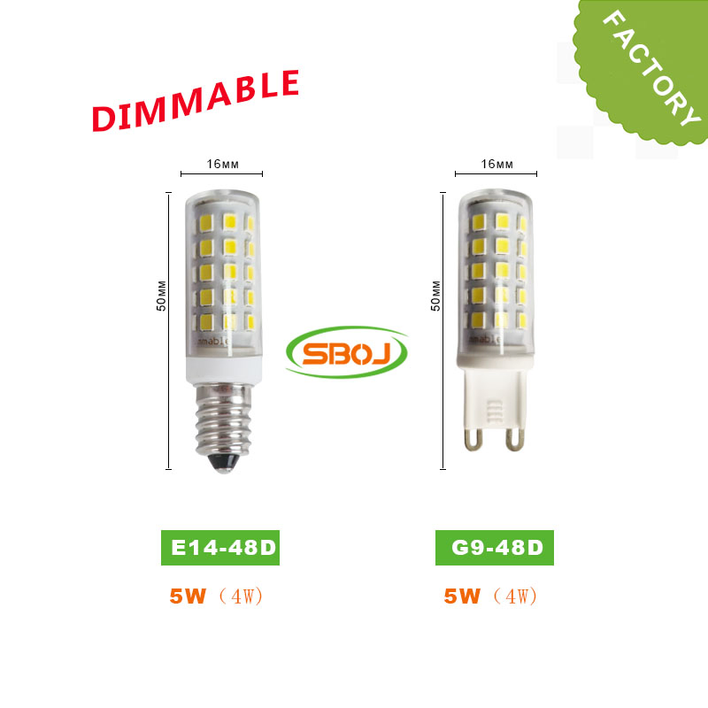 5W G4 G9 E14 LED Corn Bulbs for Home Dé Cor 5W/9W Dimmable
