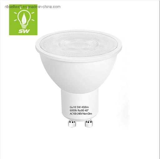 3W 4W 5W 6W 7W 8W Interior Spotlight 2700K 4000K 6500K Plastic LED SMD COB GU10 MR16 Lamp Light Bulb