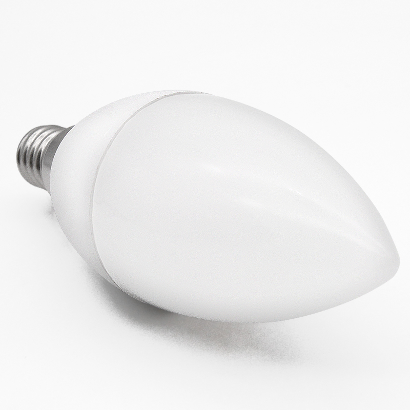 LED Bulb CE Approved New Design Tail-Drawing Candle Shape LED Bulb 7W E27 E14 Indoor Use