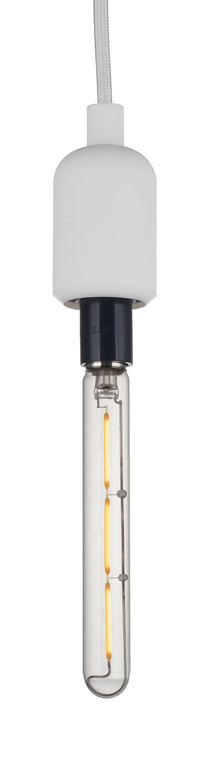 CE RoHS ERP EMC LVD Clear Amber Golden spiral Straight Filament T20 Linear Tube Lines X Slash T-Bulb LED Filament Bulb with E27