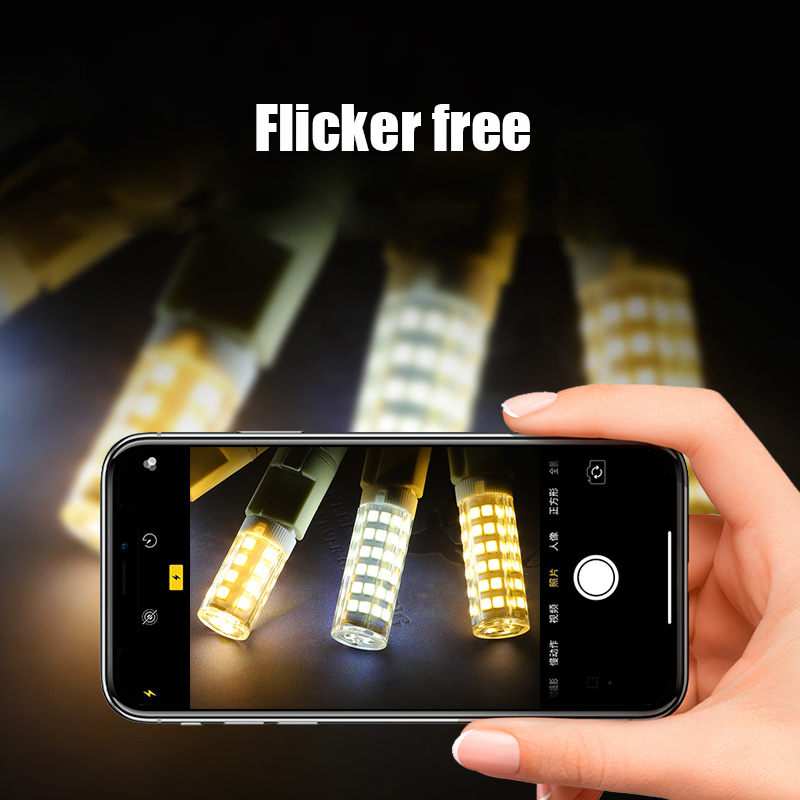 Ceramic Body LED Corn Lamp 2700K 3000K Warm White G9 LED Bulb