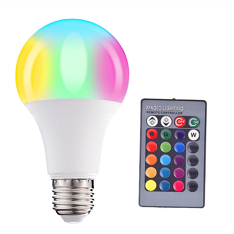 CE RoHS AC 85-265V 7W RGB Color Changing LED Bulb
