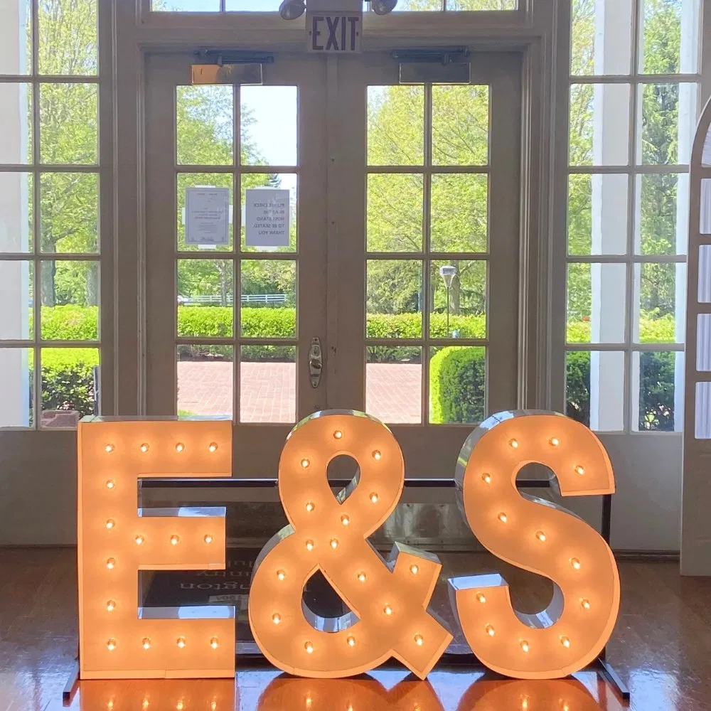 New Retro LED Light Bulb with Luminous Nordic Alphabet Characters for Bar/Room Decoration IP65 Waterproof Customizable Style