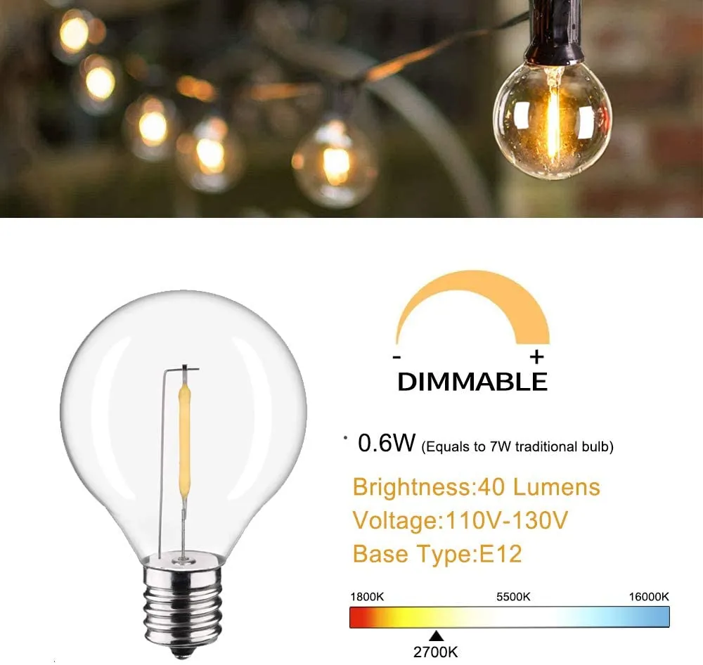 G40 LED Bulbs Display