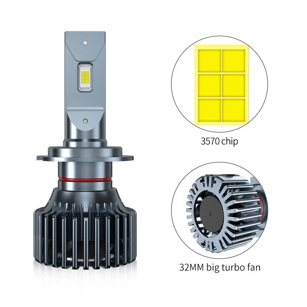 Wholesale IP68 Waterproof Auto Lighting System Cool White 6500K H4 H7 H11 9005 9006 Hb3 Hb4 90W Car LED Headlight Bulb