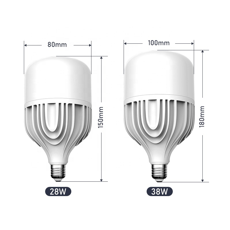 High Quality China Factory E27 B22 High Power Lighting T Bulb