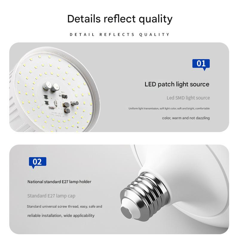 Energy-Efficient LED E27 Bulb Light for Home and Office Use