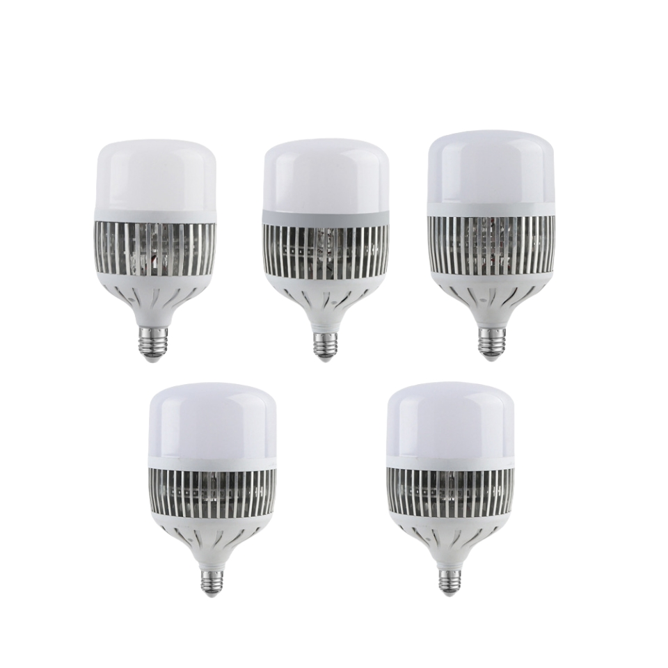 3 Years Warranty Isolated Driver 110V 230V High Power E40 E27 B22 50W 80W 100W 150W 200W T Shape LED High Bay Bulb for Warehouse