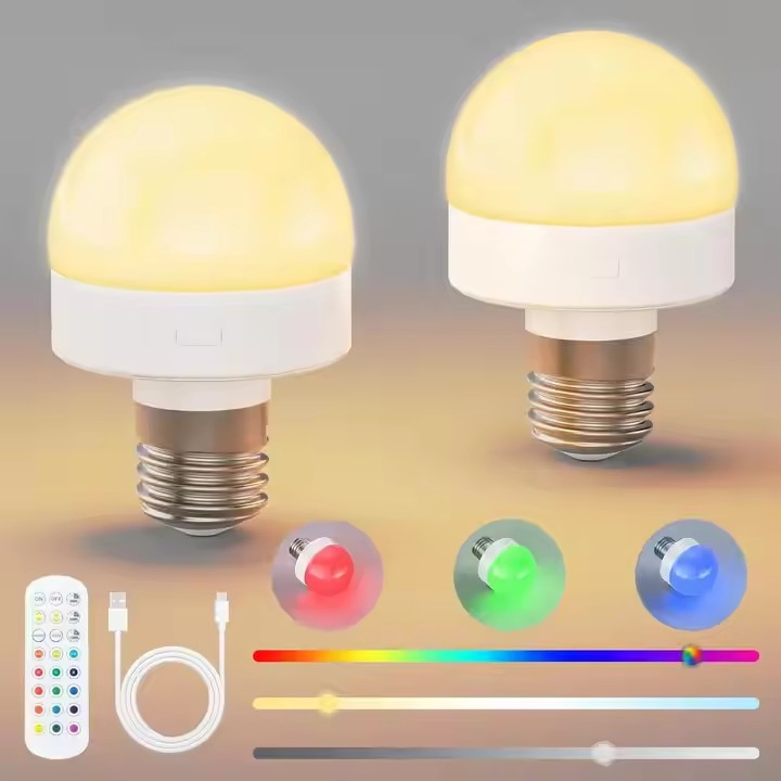 RGB Smart Energy Saving Lamp Lighting Emergency Interior Bluetooth 85-265V WiFi Indoor Tuya Remote Control IC RC Dimmable Light E27 B22 LED Bulb