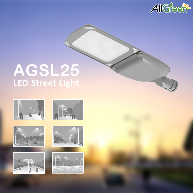Allgreen 100W 150W 200W Agsl25 LED Street Light OEM/ODM Factory Price Die Casting Aluminum Wholesale Global Sources Lamp Housing Energy Saving Bulb with ENEC